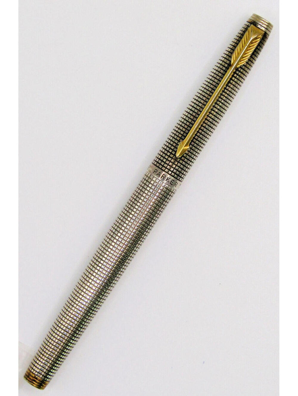 Parker 75 Ciselé Sterling Silver Rollerball Pen with Gilt Accents